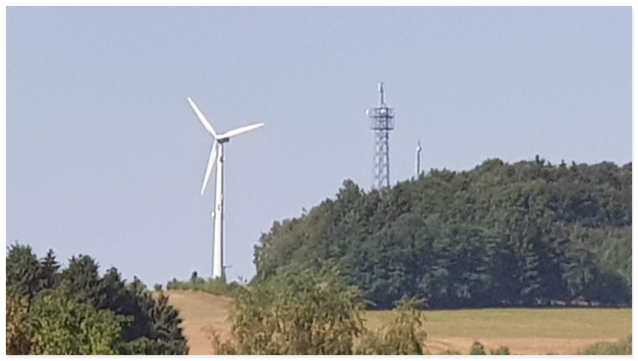 Windkraft und Telekom Anlage Andy 2018